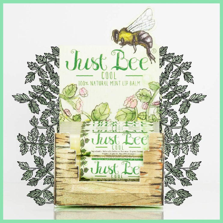 Just Bee Cool Lip Balm - Mint