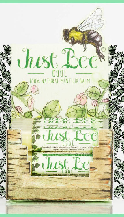 Just Bee Cool Lip Balm - Mint