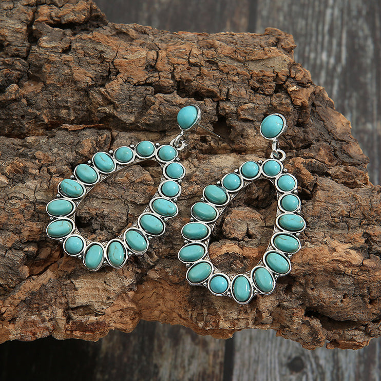 Stunning Artificial Turquoise Earrings for a Modish Look