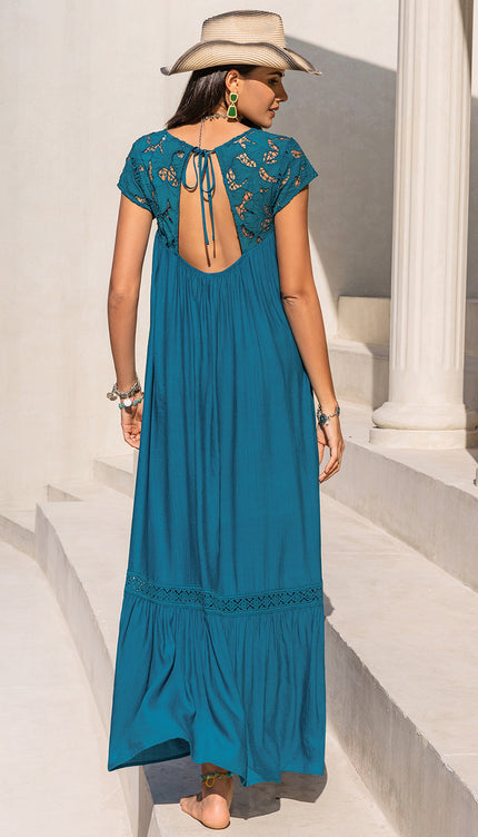 Modish Rustic Chic Maxi Dress