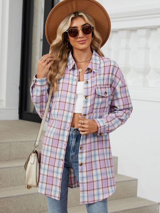 Modish Plaid Long Sleeve Shirt