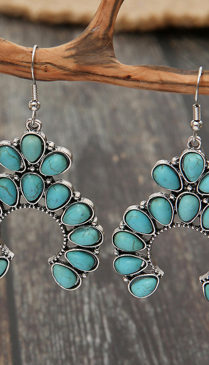 Artificial Turquoise Earrings - Elegant Jewelry - Modish