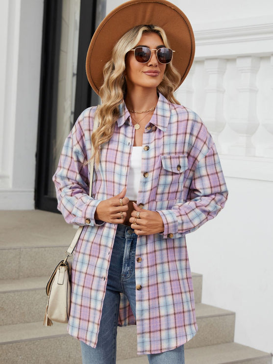 Modish Plaid Long Sleeve Shirt