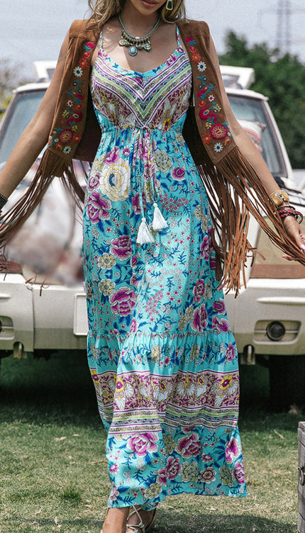 Modish Printed Maxi Dress