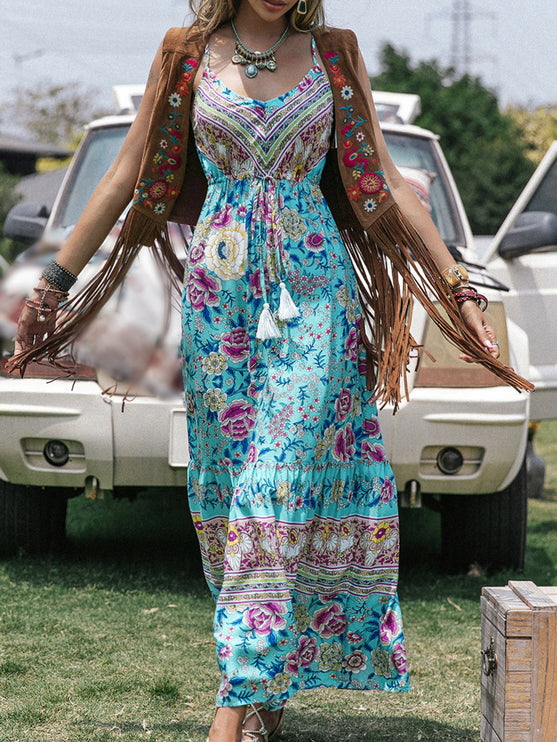 Modish Printed Maxi Dress