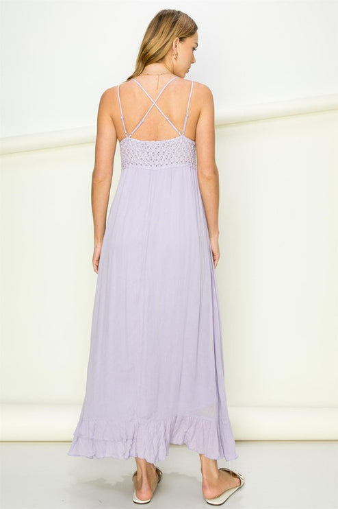 Modish Lace Maxi Dress