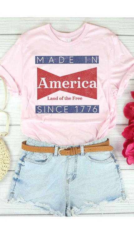 Modish Made in America Graphic T-Shirt