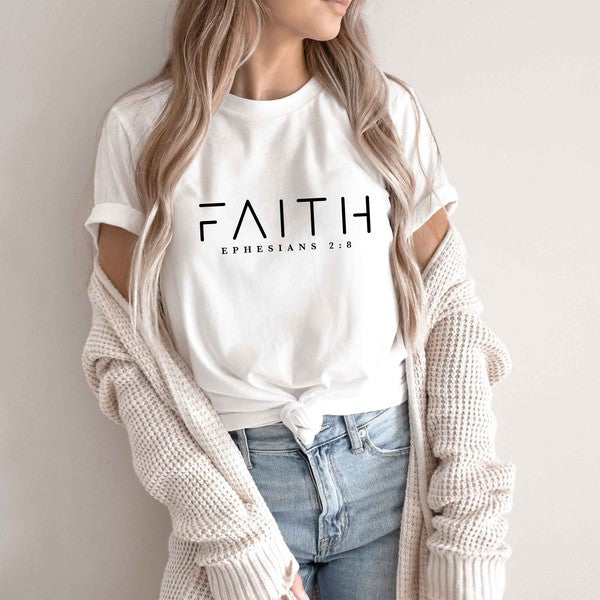 Faith Short Sleeve Graphic Tee-Modish