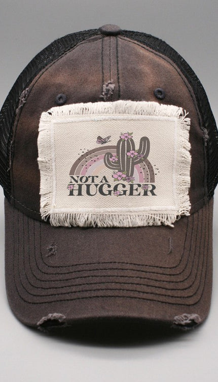 Not A Hugger Summer Patch Trucker Hat