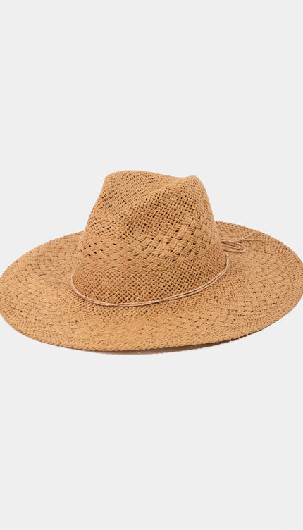 Fame Straw Braided Sun Hat