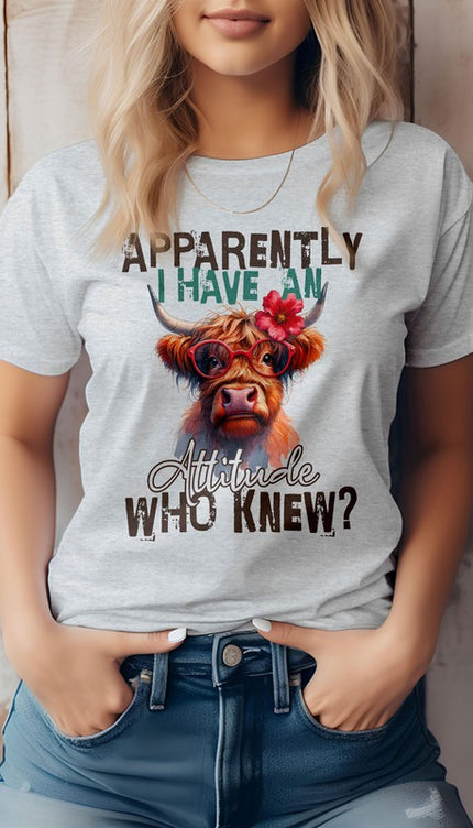 Highland Cow Funny Quote Graphic Tee