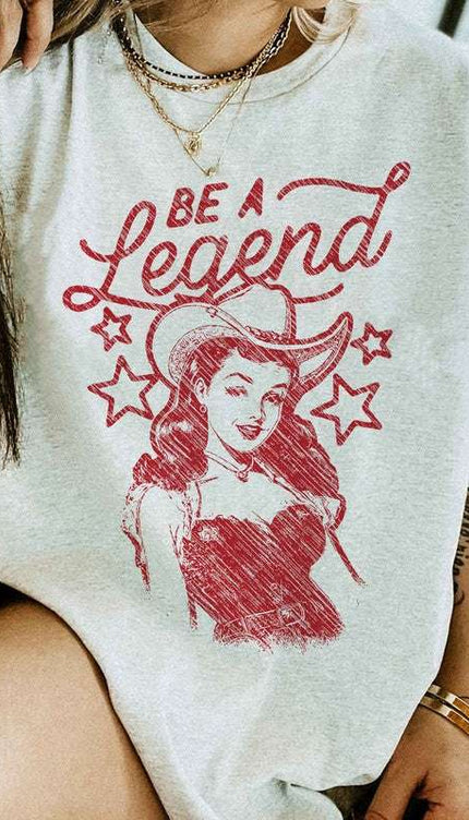 BE A LEGEND WESTERN COUNTRY GRAPHIC TEE