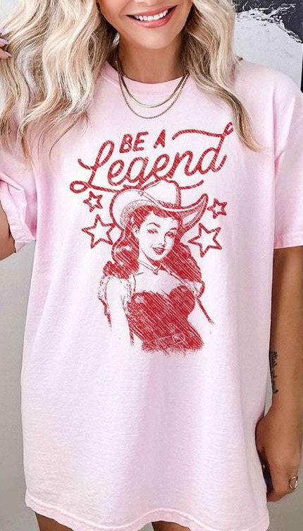 BE A LEGEND WESTERN COUNTRY GRAPHIC TEE