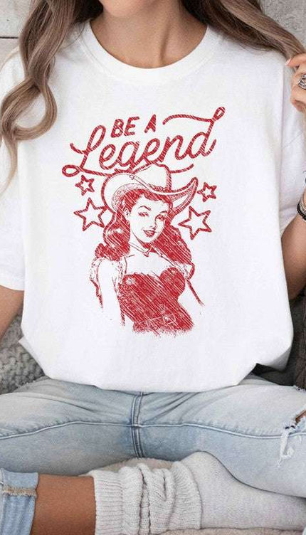 BE A LEGEND WESTERN COUNTRY GRAPHIC TEE