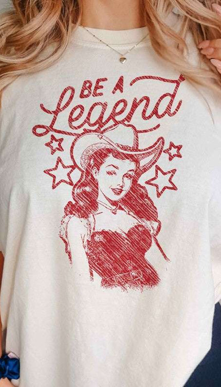 BE A LEGEND WESTERN COUNTRY GRAPHIC TEE