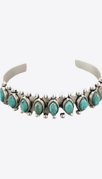 Turquoise Open Bracelet-Modish