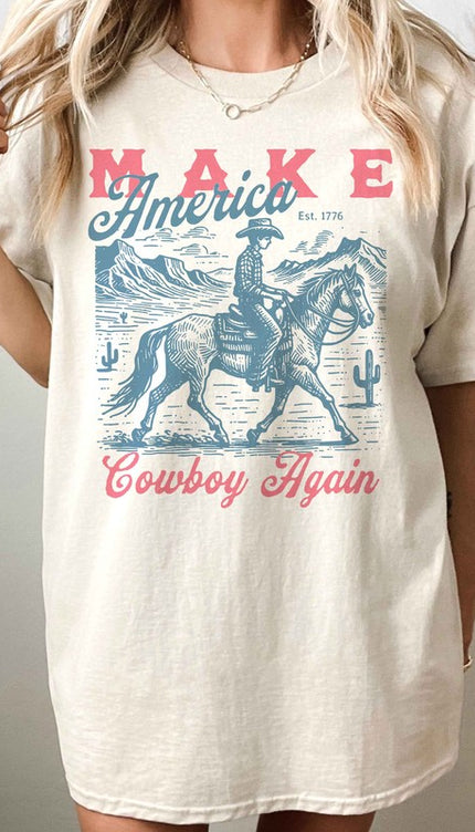 Modish Make America Cowboy Again T-Shirt