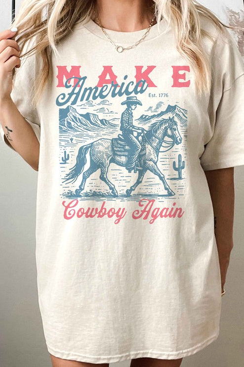 Modish Make America Cowboy Again T-Shirt