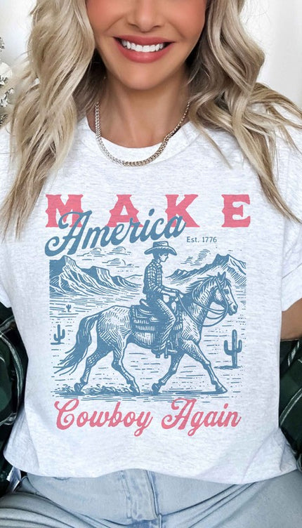 Modish Make America Cowboy Again T-Shirt