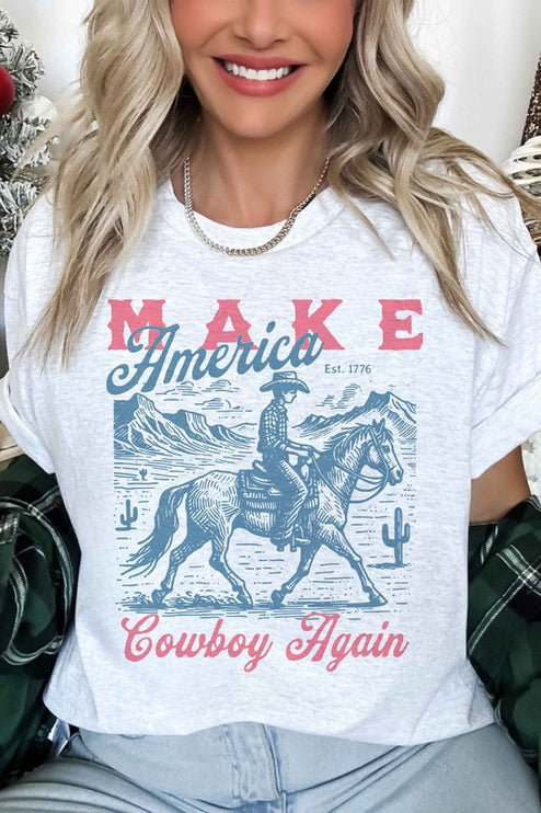 Modish Make America Cowboy Again T-Shirt