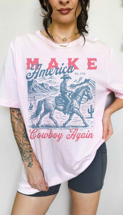 Modish Make America Cowboy Again T-Shirt