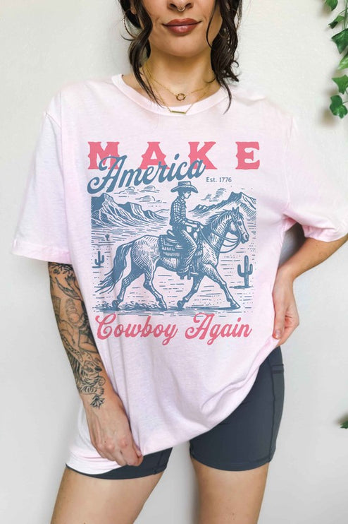 Modish Make America Cowboy Again T-Shirt