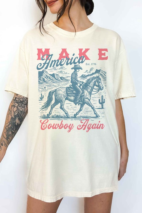 Modish Make America Cowboy Again T-Shirt