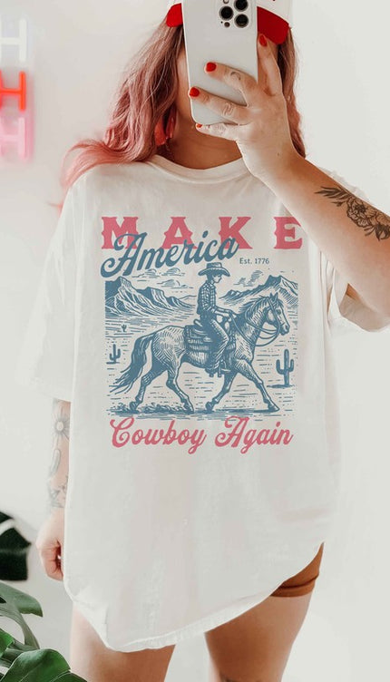 Modish Make America Cowboy Again T-Shirt