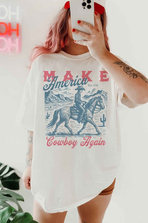 Modish Make America Cowboy Again T-Shirt