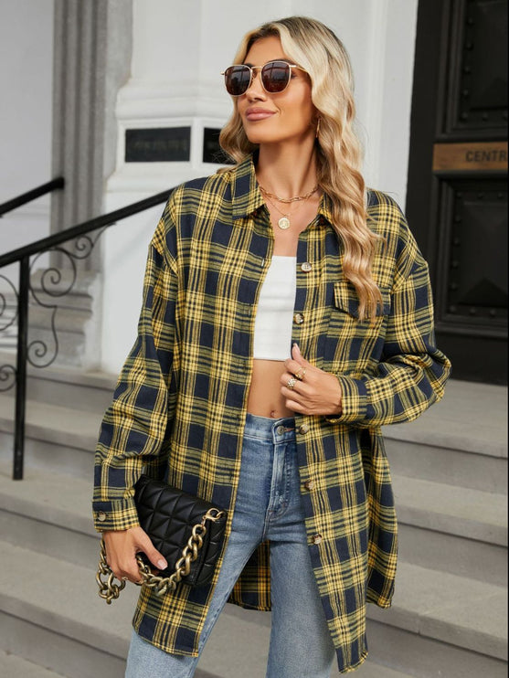 Modish Plaid Long Sleeve Shirt