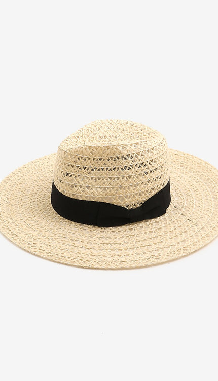 Fame Wide Brim Straw Weave Sun Hat