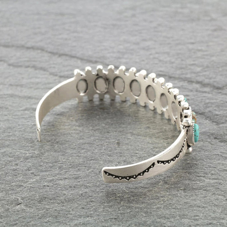 Turquoise Open Bracelet-Modish