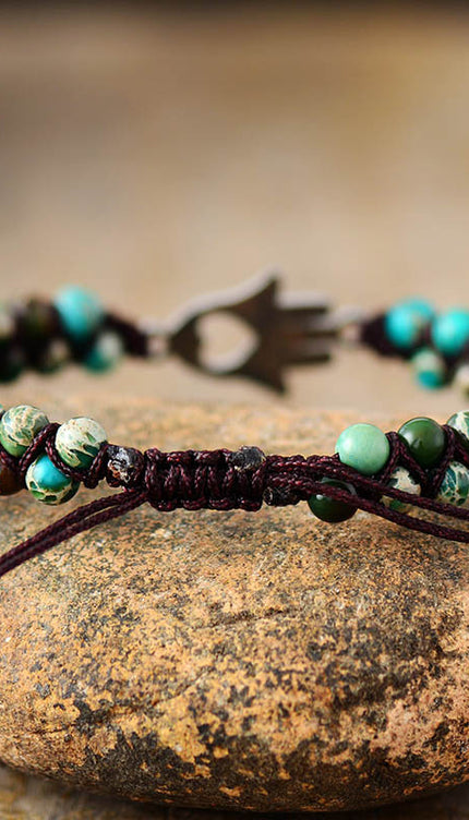 Turquoise Beaded Bracelet-Modish