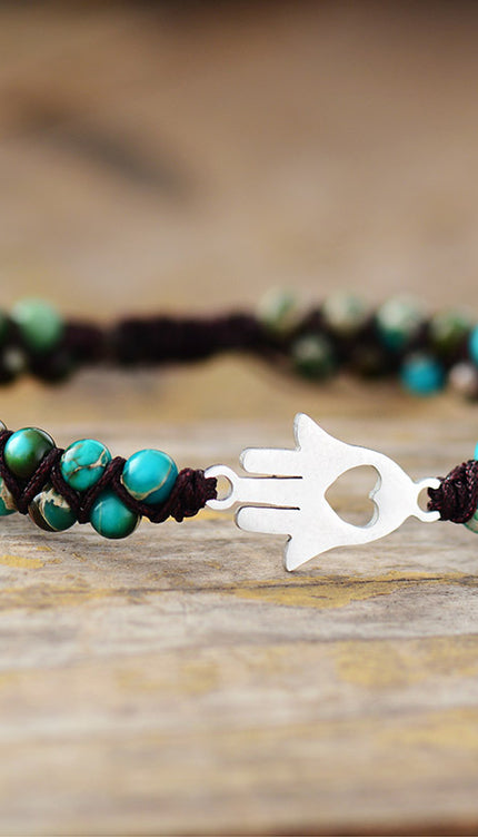 Turquoise Beaded Bracelet-Modish