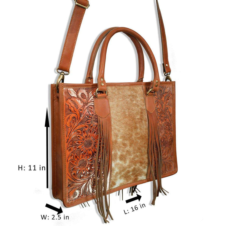 Womens leather tote