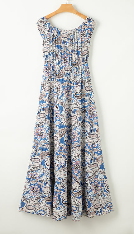 Modish Print Off-Shouder Dress