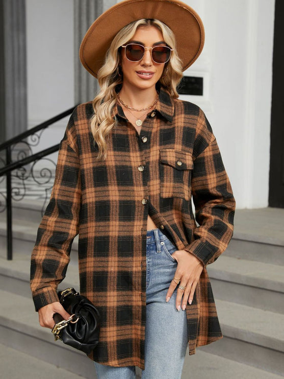 Modish Plaid Long Sleeve Shirt