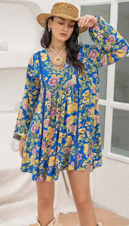 Modish Print Mini Dress