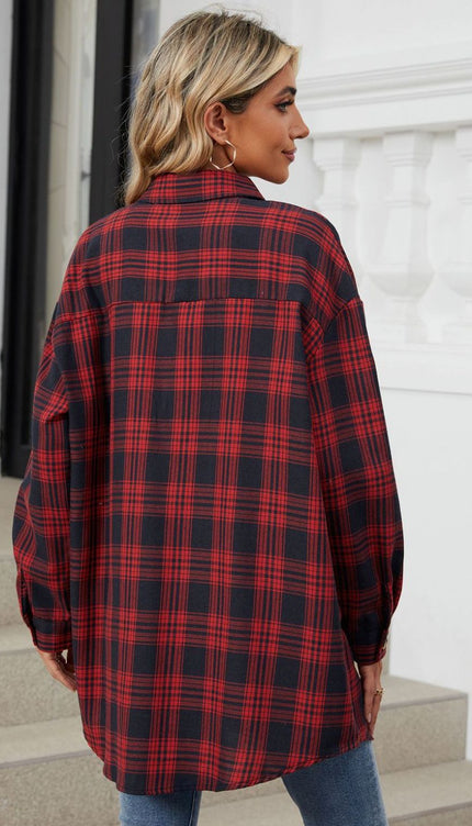 Modish Plaid Long Sleeve Shirt