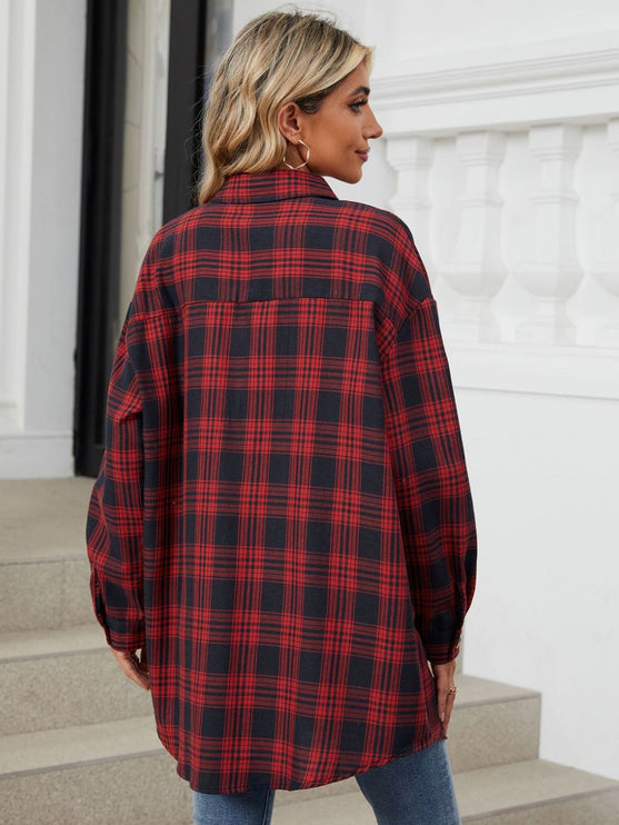 Modish Plaid Long Sleeve Shirt