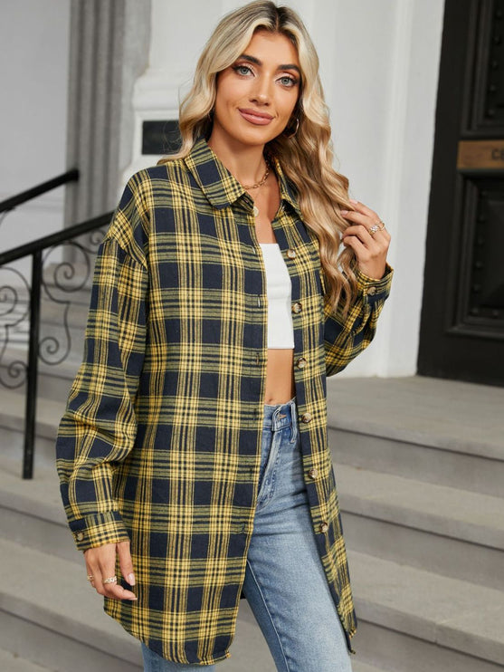 Modish Plaid Long Sleeve Shirt