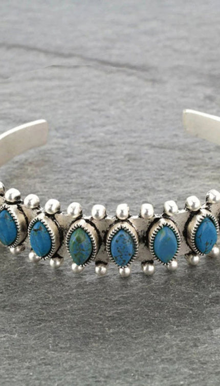 Turquoise Open Bracelet-Modish