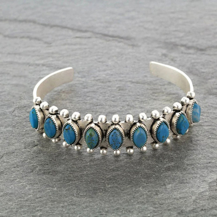 Turquoise Open Bracelet-Modish