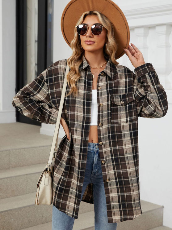 Modish Plaid Long Sleeve Shirt