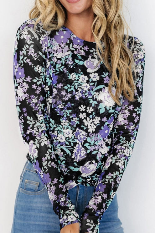 Floral Long Sleeve Blouse