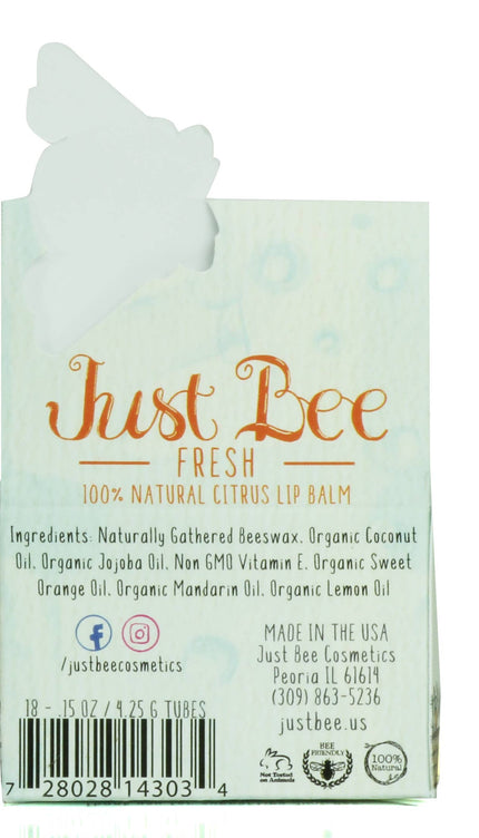 Just Bee Fresh Lip Balm - Citrus