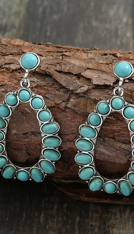 Stunning Artificial Turquoise Earrings for a Modish Look