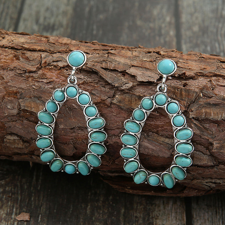 Stunning Artificial Turquoise Earrings for a Modish Look