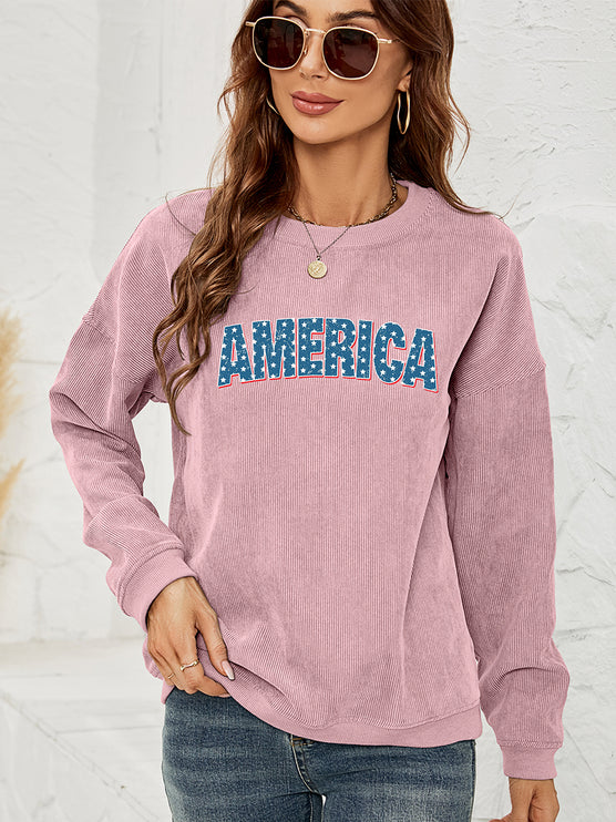 Modish AMERICA Graphic Sweatshirt