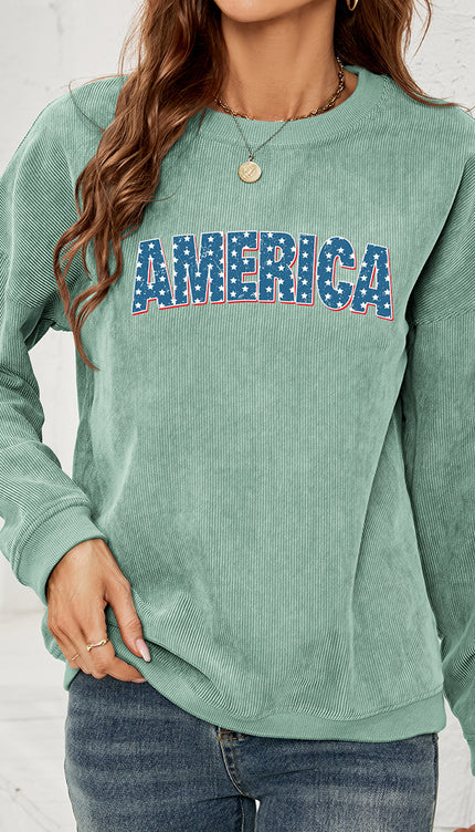 Modish AMERICA Graphic Sweatshirt